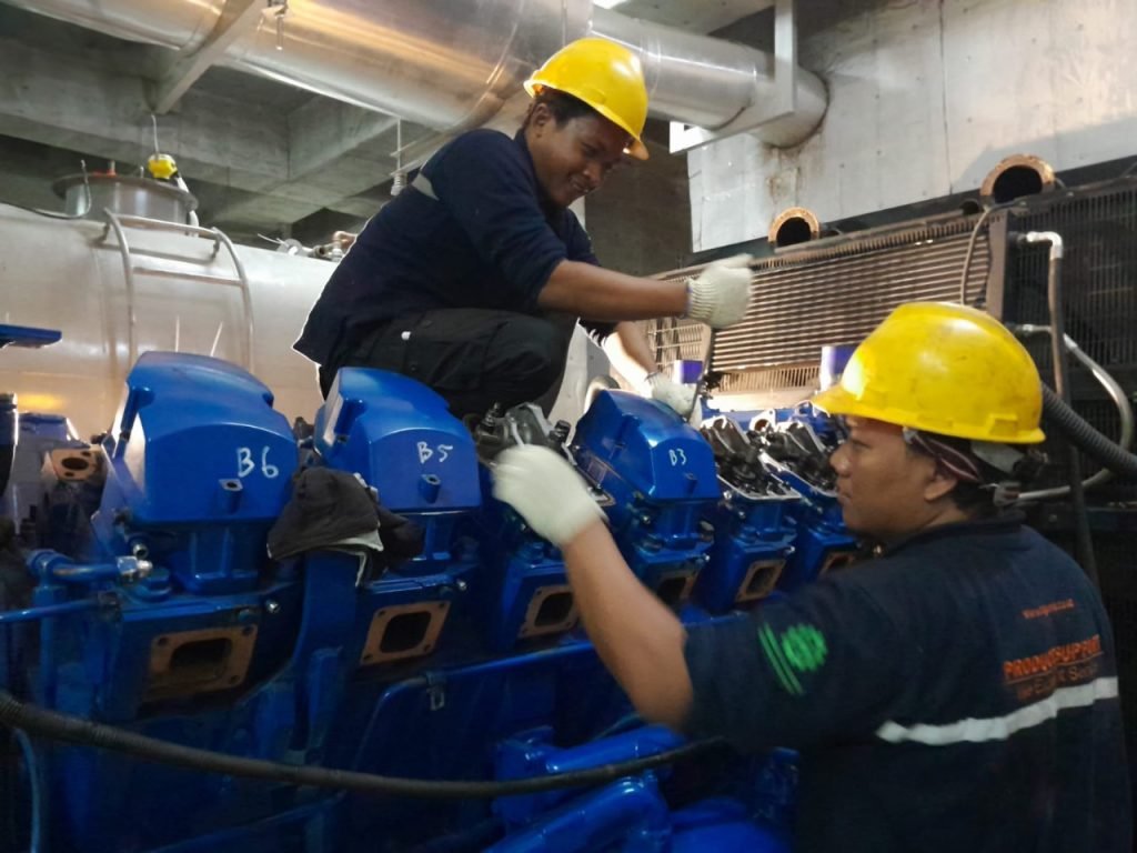 Instalasi Genset Gedung